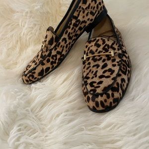 NWOT Sam Edelman Leopard Loafers Size 8